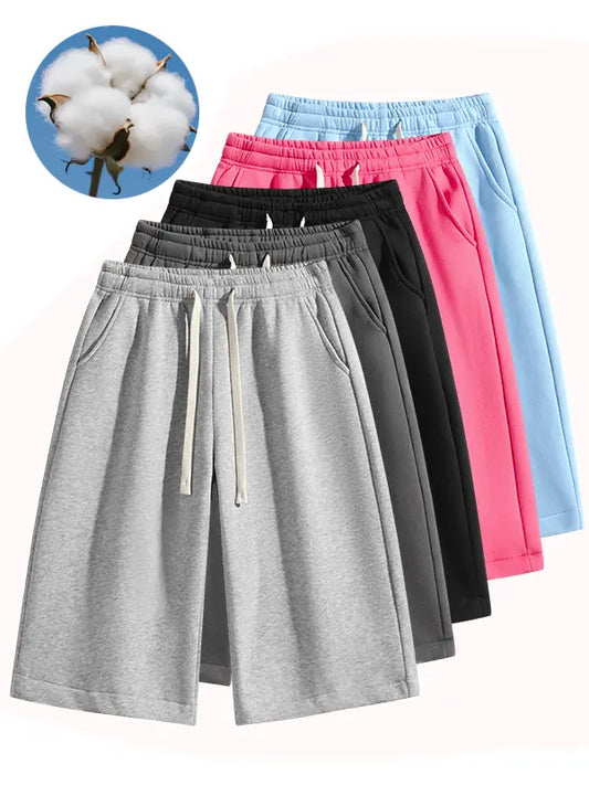 Men’s Summer Bermuda Shorts with Belt