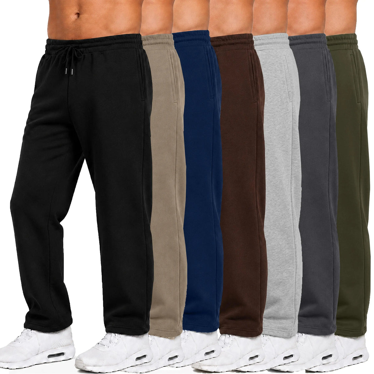 3-Pack Men’s Heavyweight Fleece Sweatpants