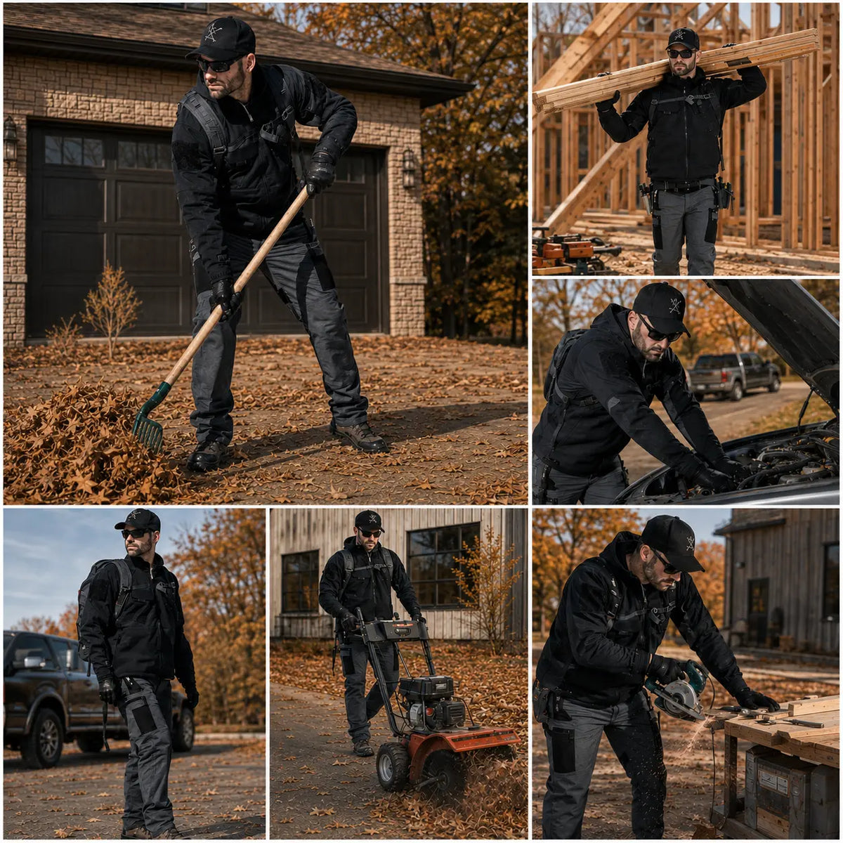 HOMUG Men's Tactical Cargo Work Pants
